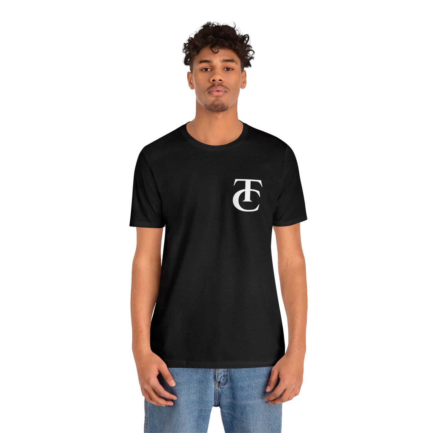 TC Logo White Short Sleeve Tee