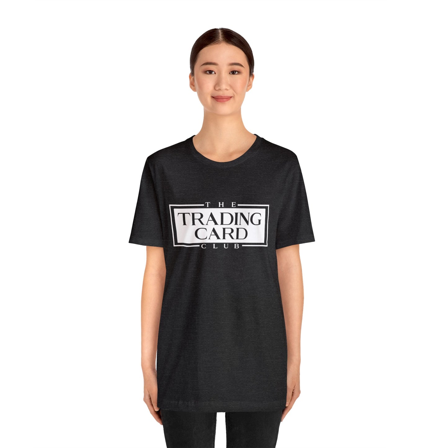 The Trading Card Club Box Logo in White
