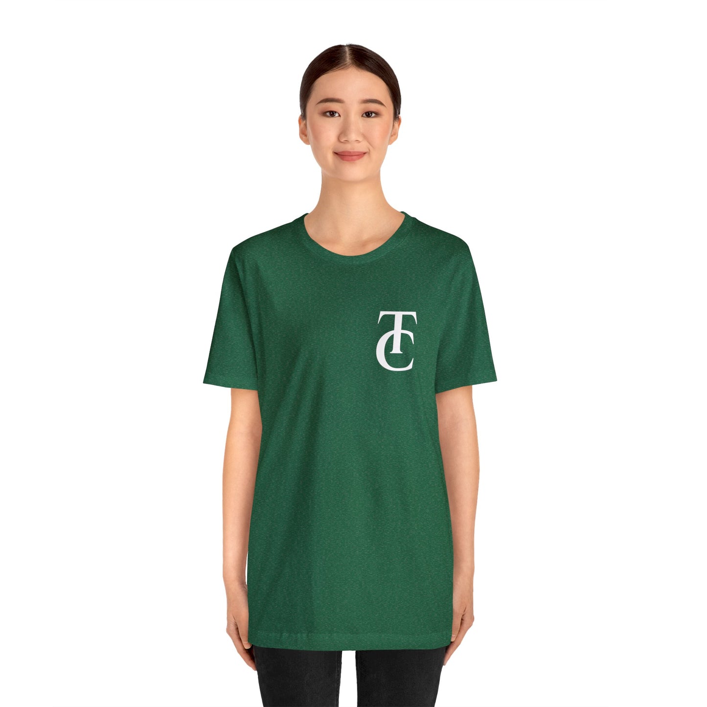 TC Logo White Short Sleeve Tee