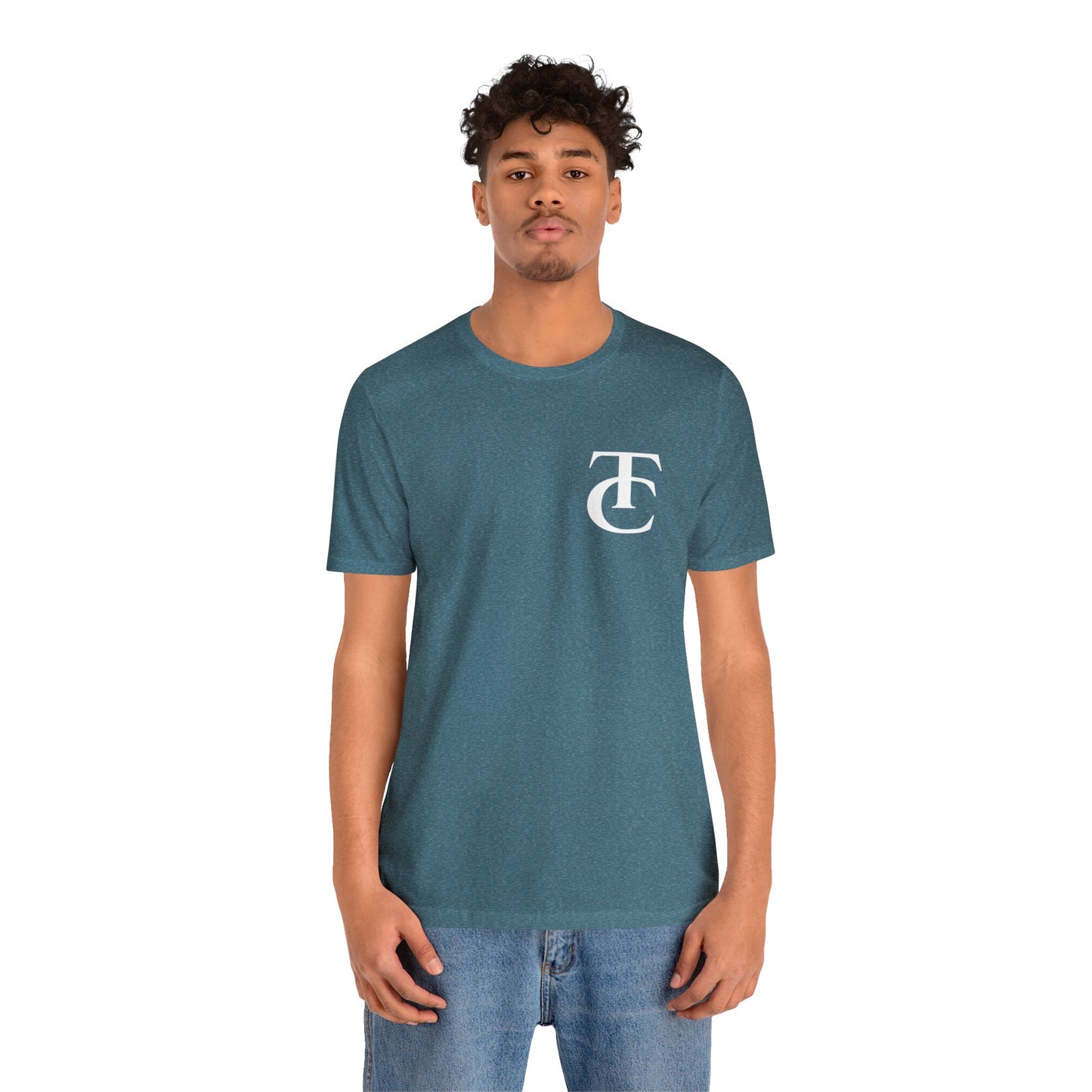TC Logo White Short Sleeve Tee