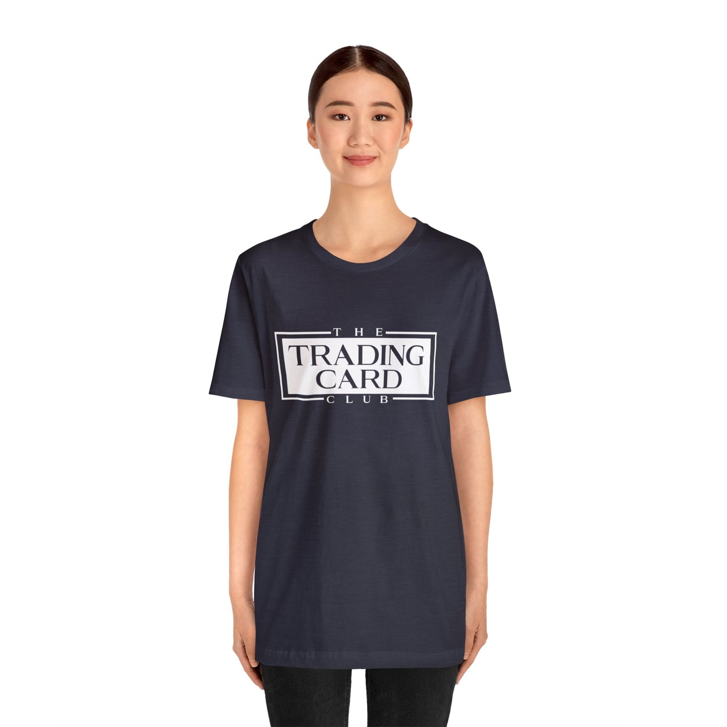 The Trading Card Club Box Logo in White