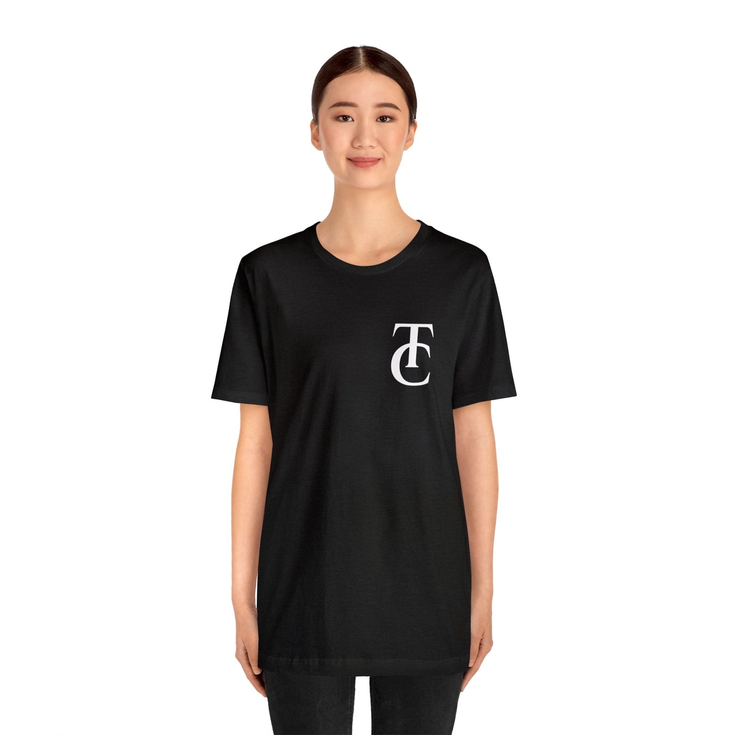TC Logo White Short Sleeve Tee
