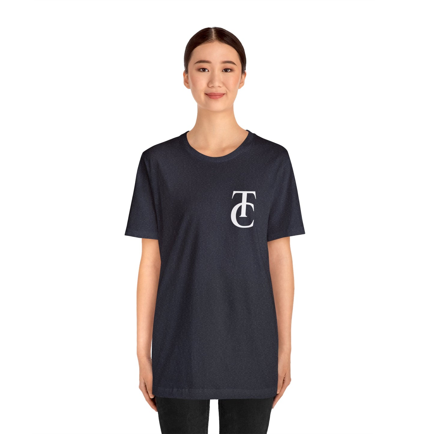 TC Logo White Short Sleeve Tee
