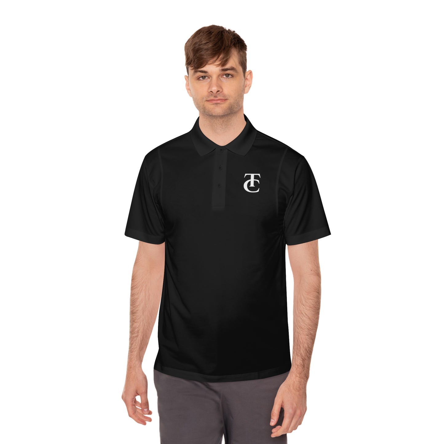 TC Logo Men's Sport Polo Shirt