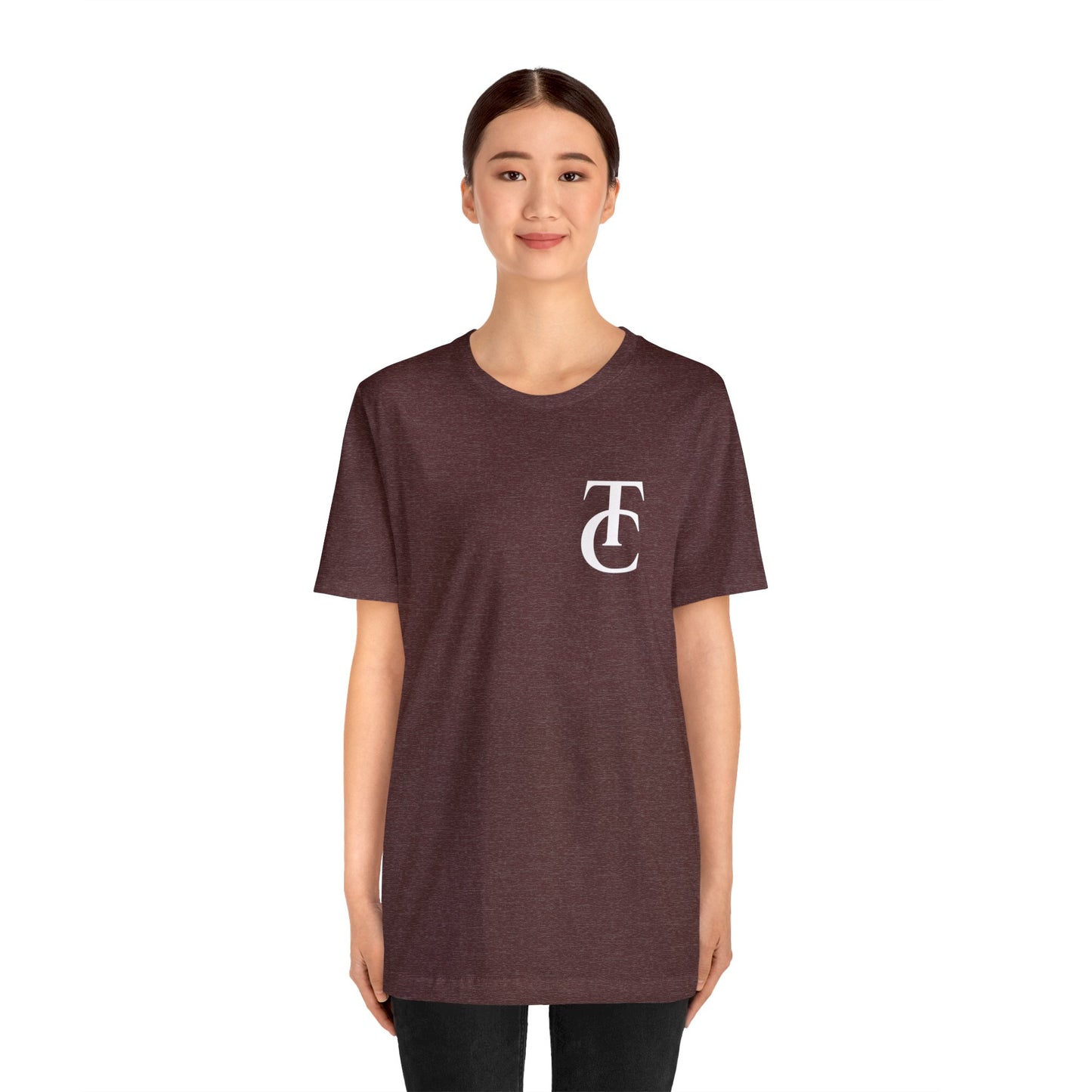 TC Logo White Short Sleeve Tee