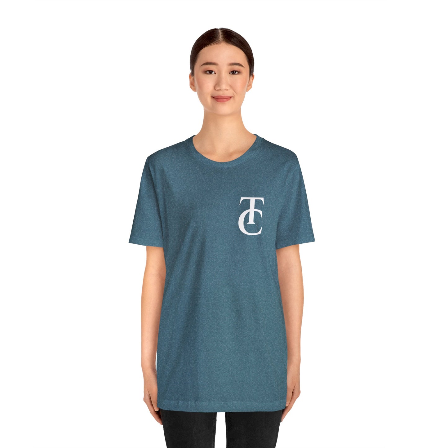 TC Logo White Short Sleeve Tee