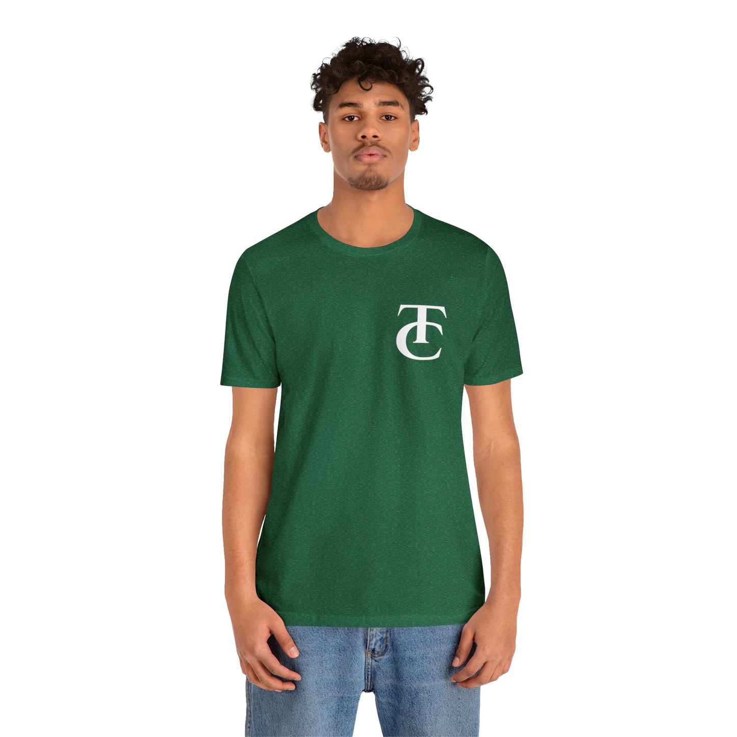TC Logo White Short Sleeve Tee
