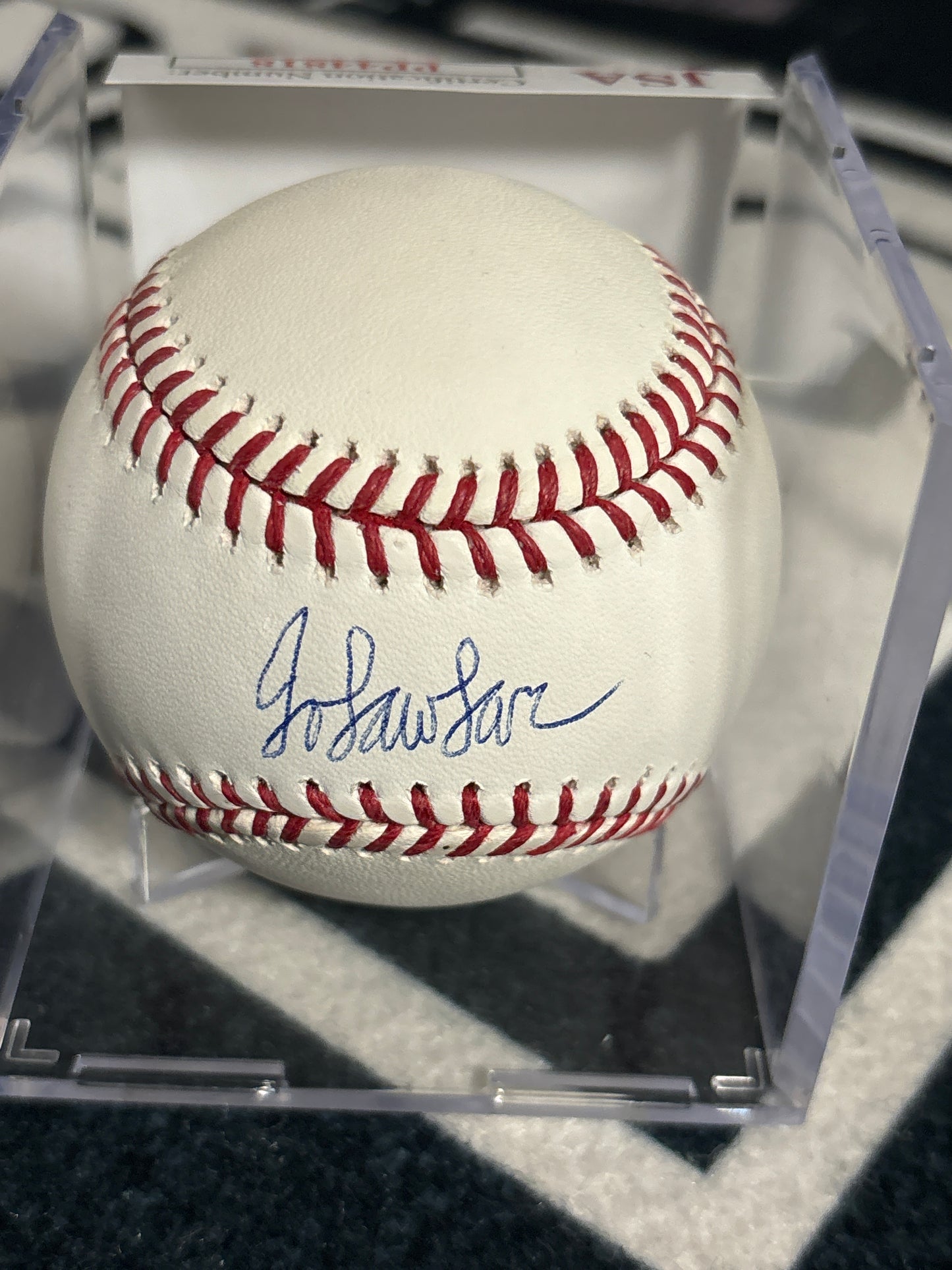 Signed Baseball - Jordan Lawler JSA