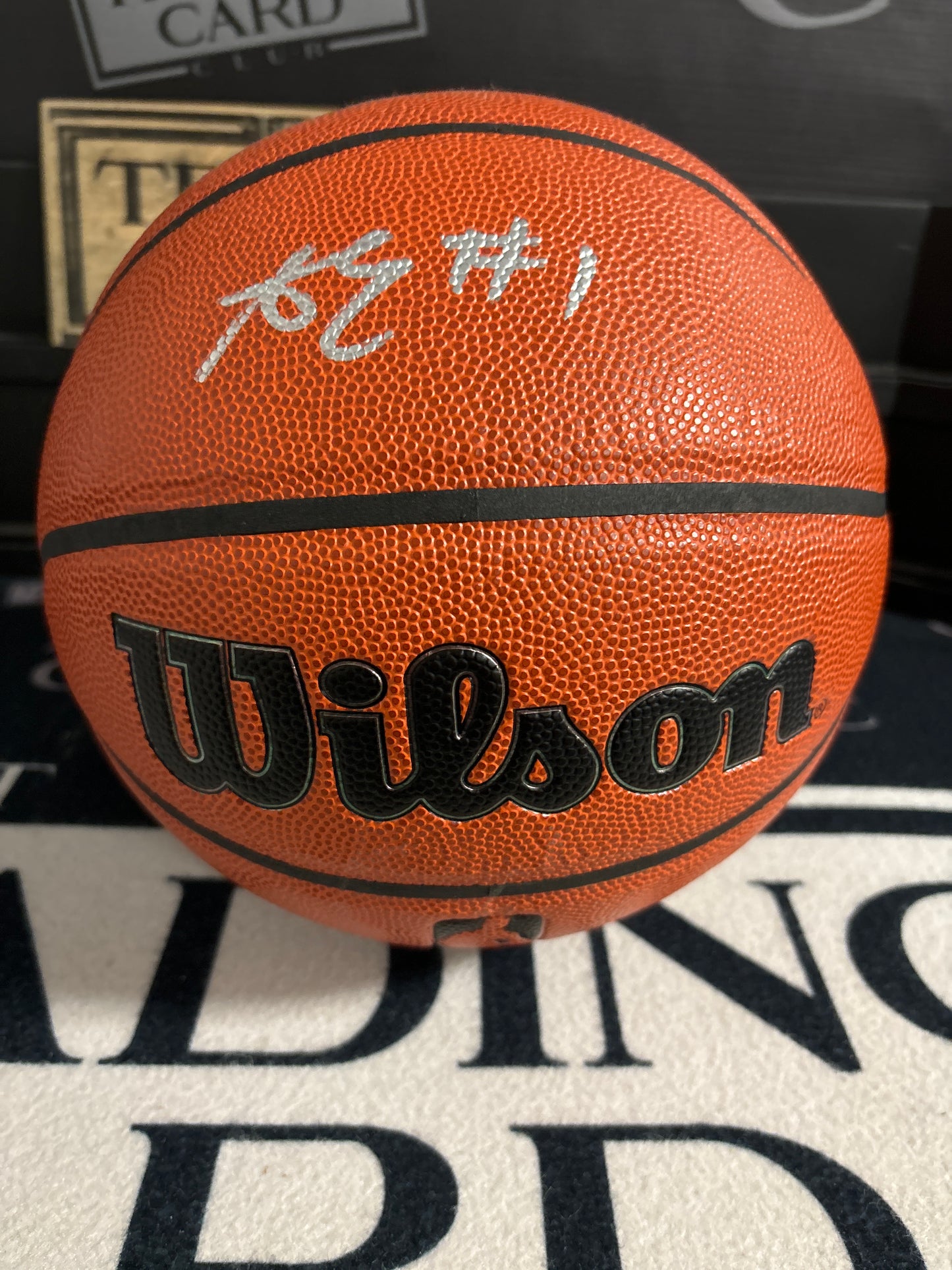 Signed Basketball-Anthony Edwards