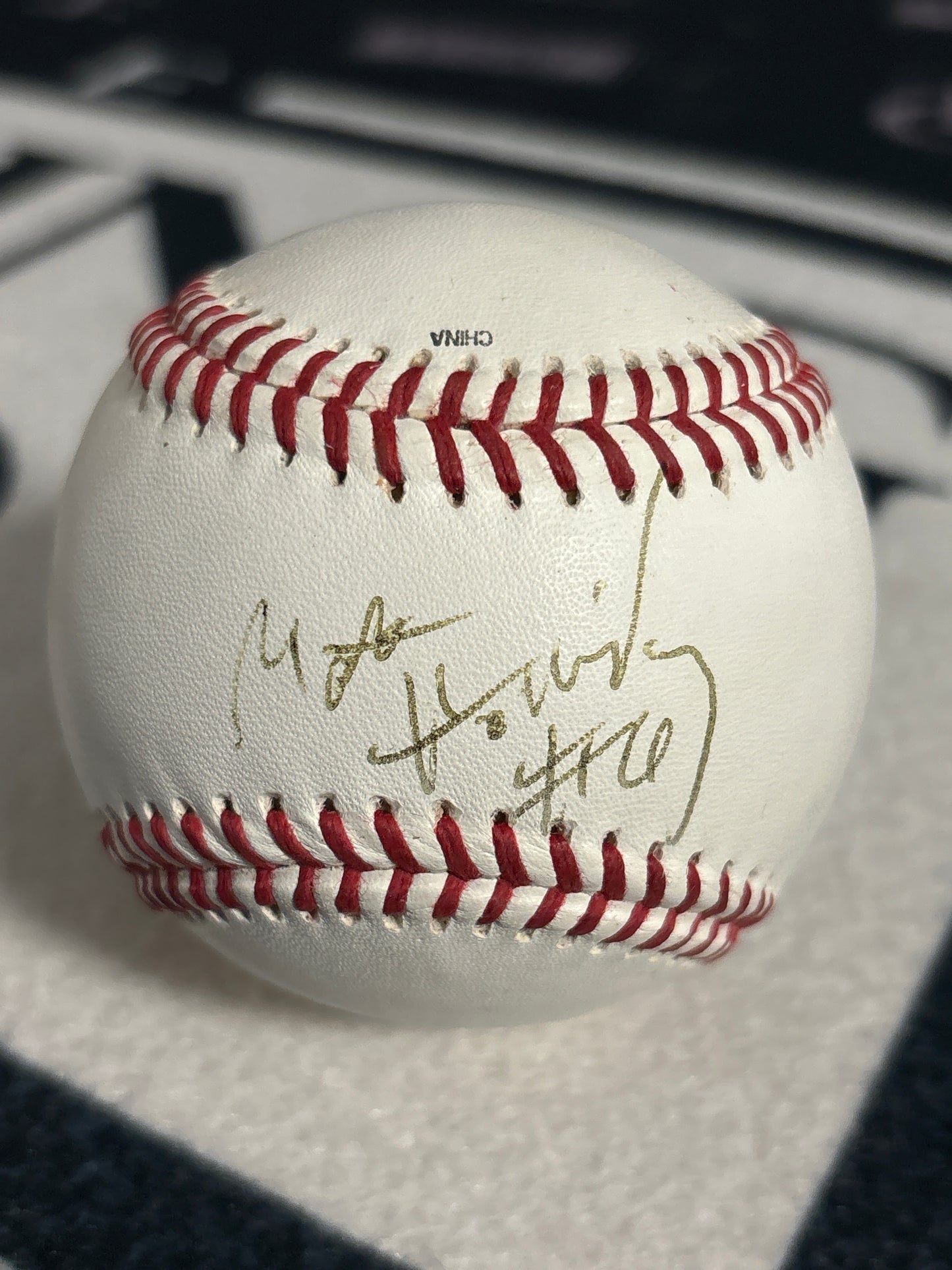 Signed Baseball - Matt Holiday JSA