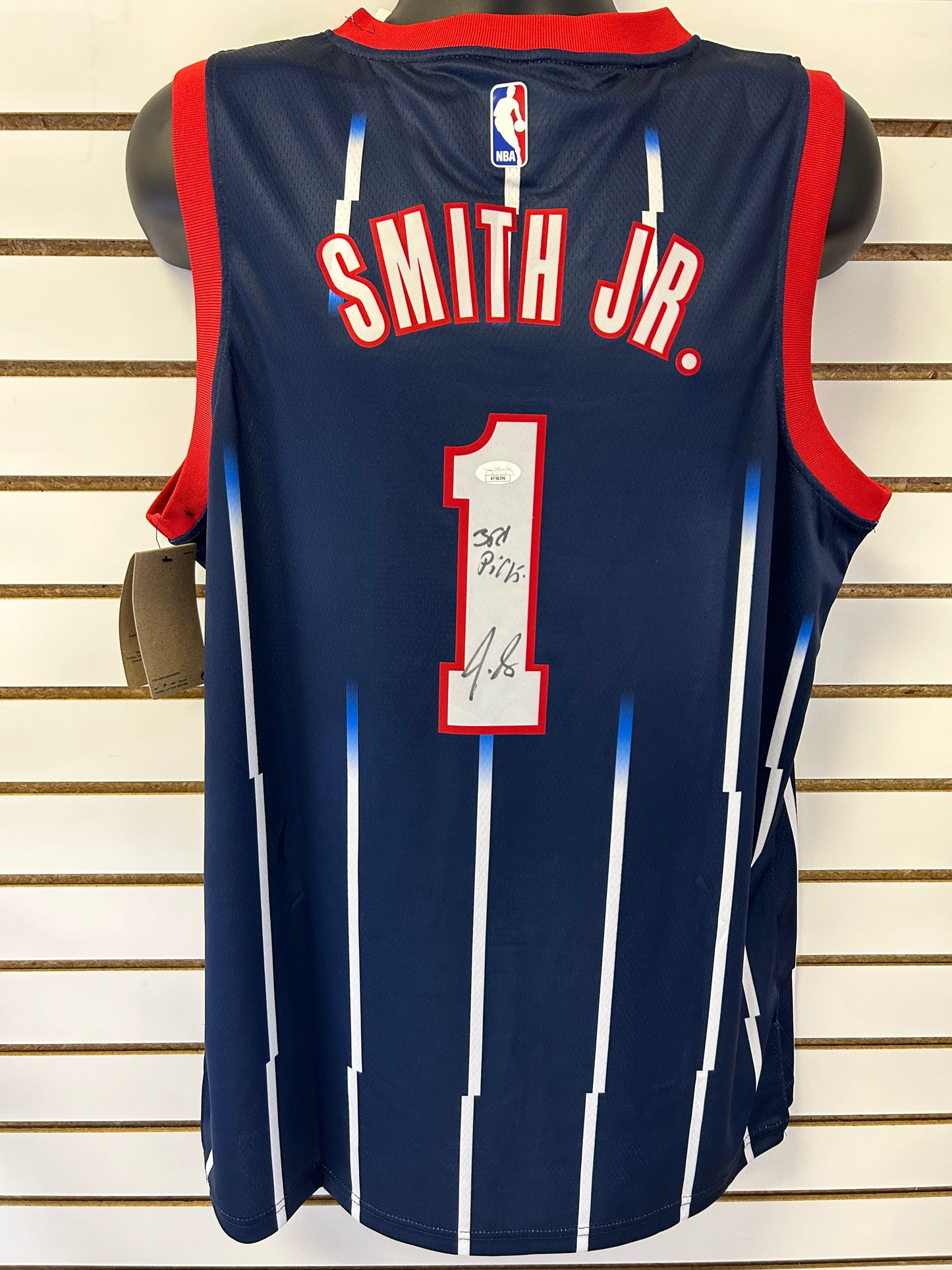 Signed Jersey - Jabari Smith Jr JSA