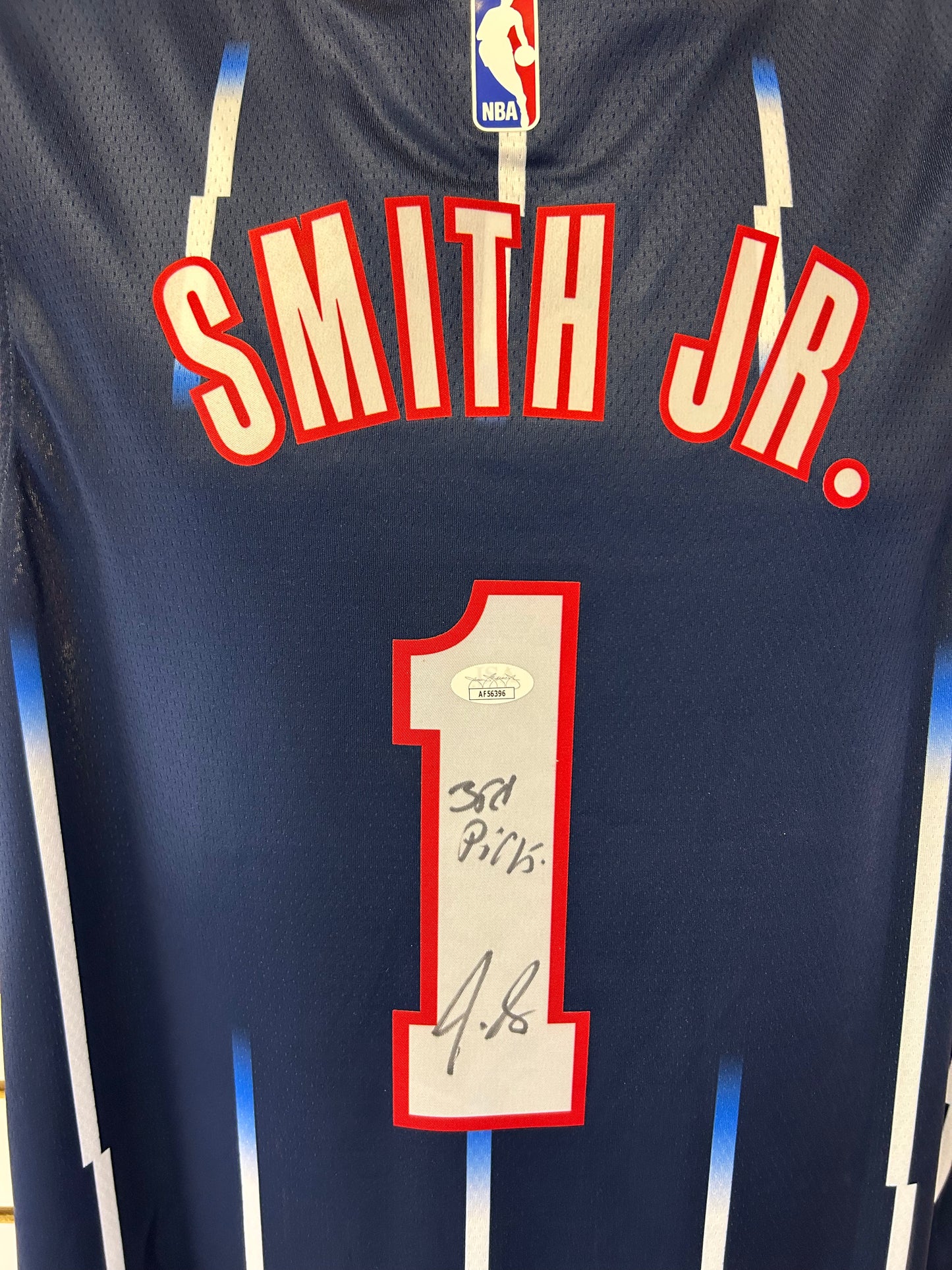Signed Jersey - Jabari Smith Jr JSA