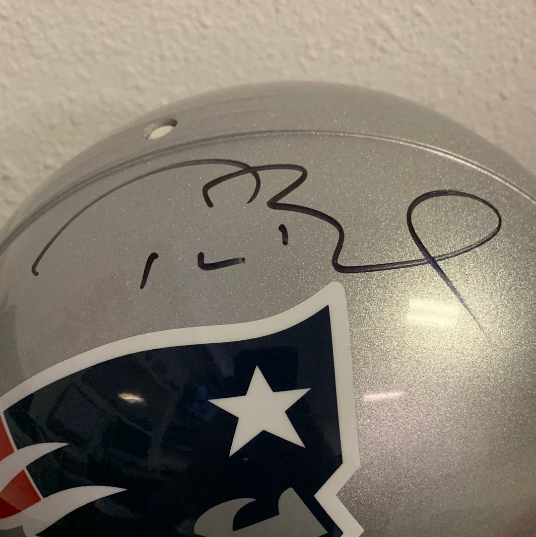 Signed Helmet - Tom Brady Fanatics COA