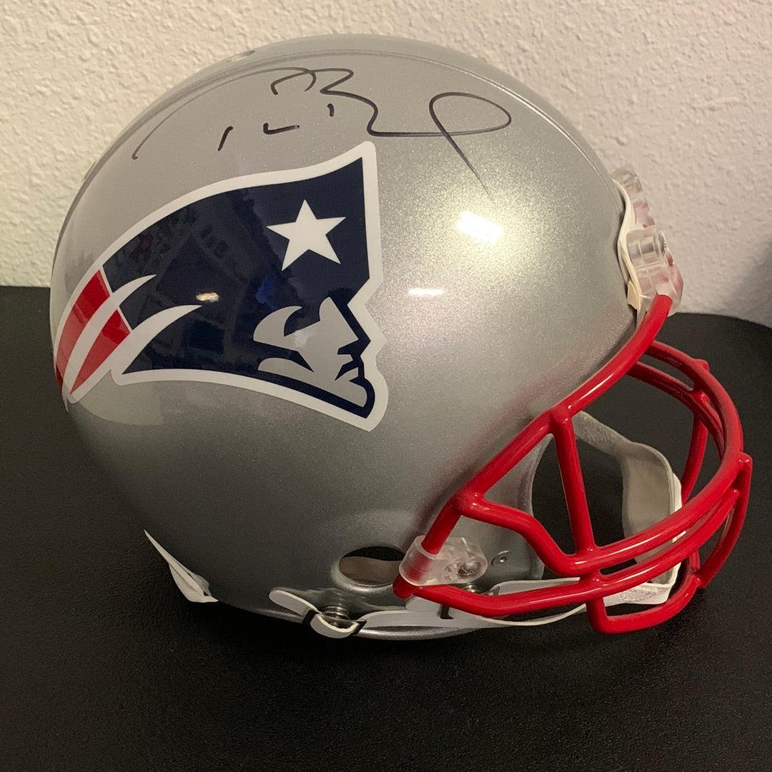 Signed Helmet - Tom Brady Fanatics COA