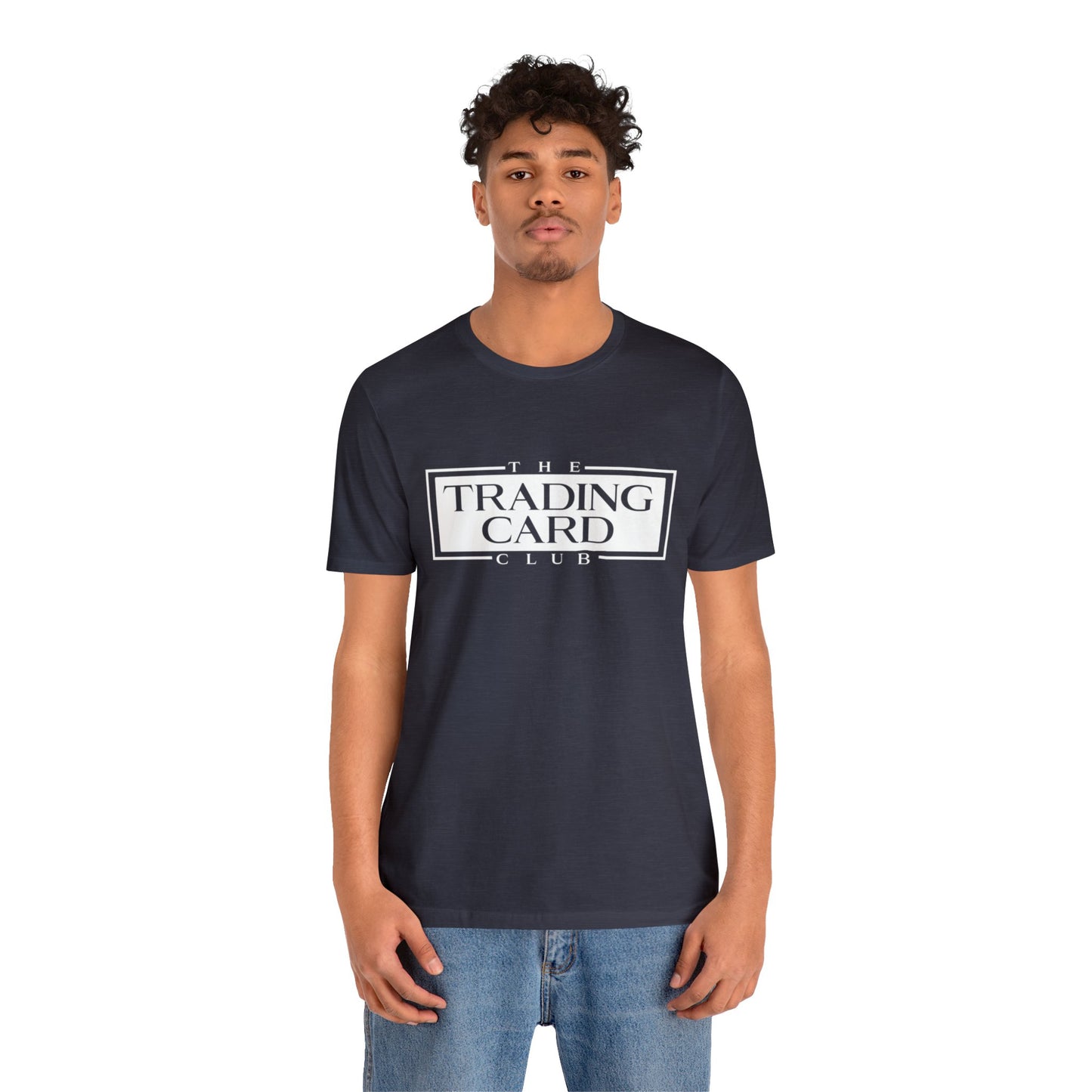 The Trading Card Club Box Logo in White