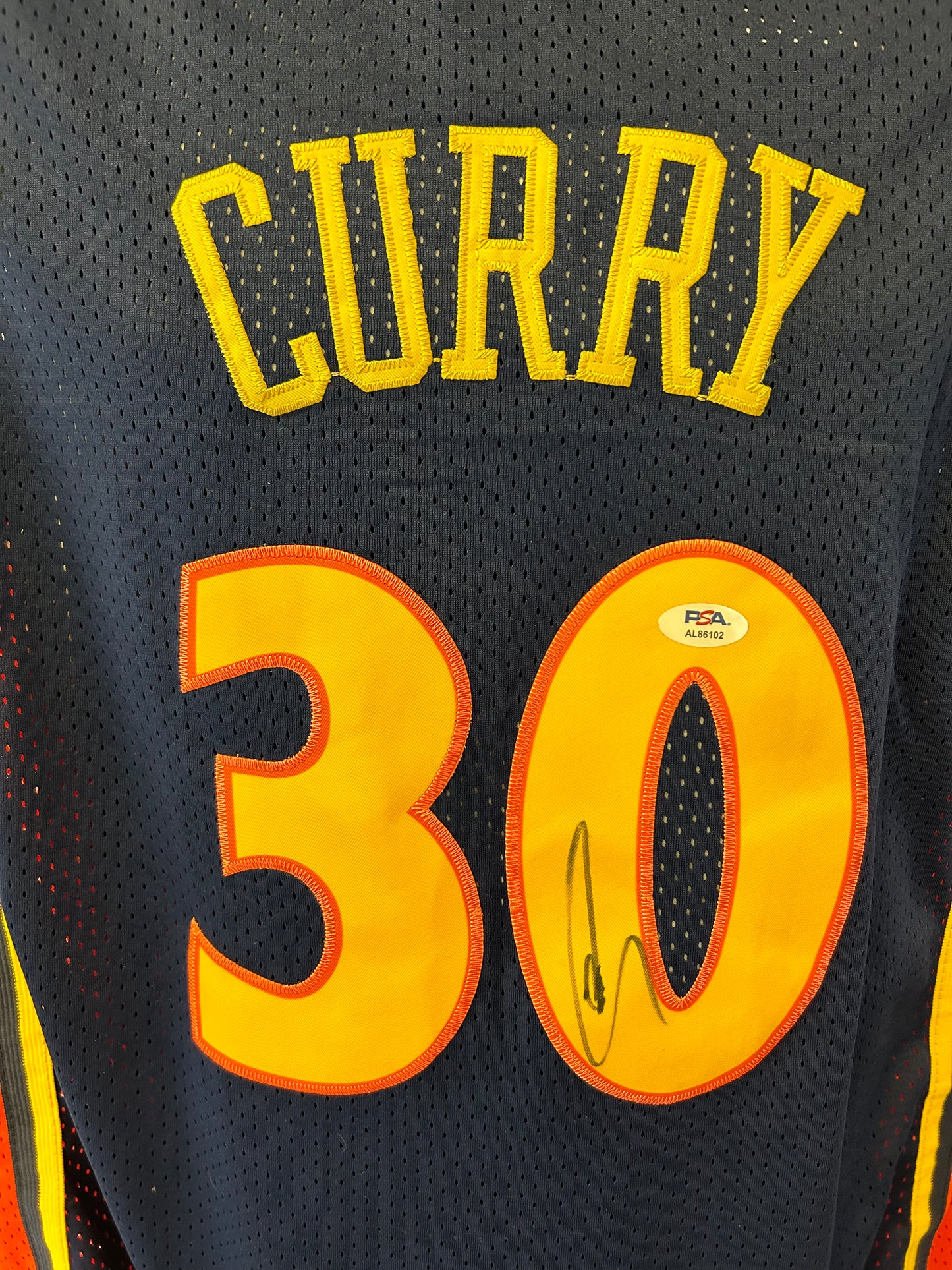 Signed Jersey - Steph Curry JSA
